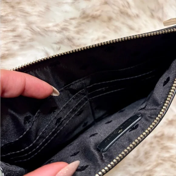Kate Spade Staci Medium Saffiano Leather Wristlet - Black (no strap) - Picture 6 of 10